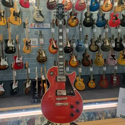 Epiphone Les Paul Custom Figured Trans Red